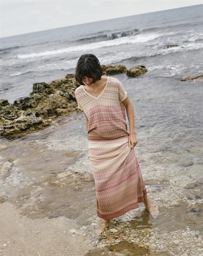 Hopi Zig Zag Knit Nederdel - Mos Mosh